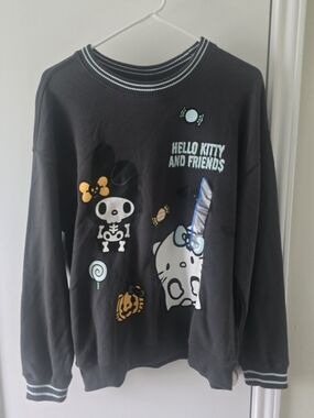 Sanrio Black Hello Kitty & Friends Halloween Sweatshirt
